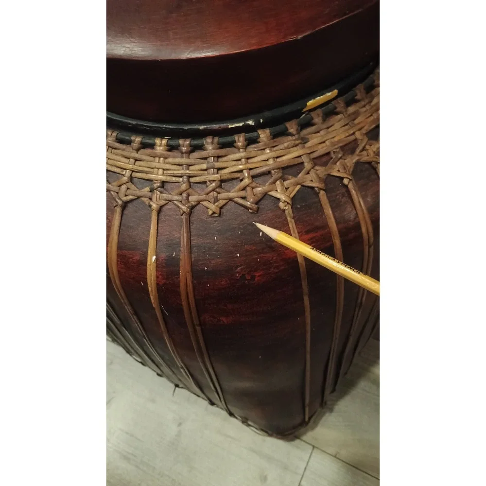 Burmese Chinese Home Decor 2️⃣4️⃣x1️⃣7️⃣Large Asian Woven Bamboo Storage Basket